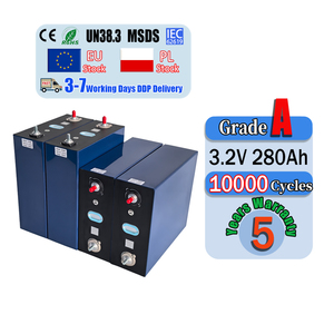 แบตเตอรี่ลิเธียม LiFePO4 ทรงปริซึม 315Ah 280Ah 3.2V ของ EU ปลอดภาษี สินค้าใหม่เกรด A รับประกัน 5 ปี สำหรับรถบ้านและระบบออฟกริด - Product Image 1
