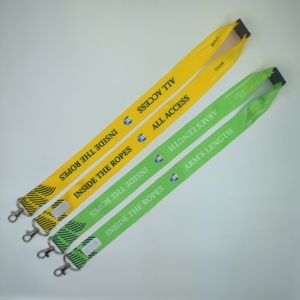 Tùy chỉnh nhuộm thăng hoa tùy chỉnh logo riêng dây đeo cổ với các phụ kiện khác nhau Polyester Lanyard - Product Image 5