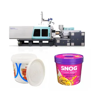 HAIDA HD360KDY High Precision Milk Bucket Yogurt Cup Making machine Oil Electric composite plastic injection molding machine