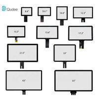 Panel Layar Sentuh Kapasitif PCAP Kustom Qudee 8.4/10.1/10.4/12.1/12.3/15/15.6/17.3/18.5/19/19.5/21.5/23.6/23.8/27/32/55 Inci