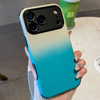 Nouvelle Coque de Téléphone Mobile Dégradée Givrée pour iPhone 18 17 16 15 14 13 12 Pro Max, Étui Antichoc pour Téléphone Portable