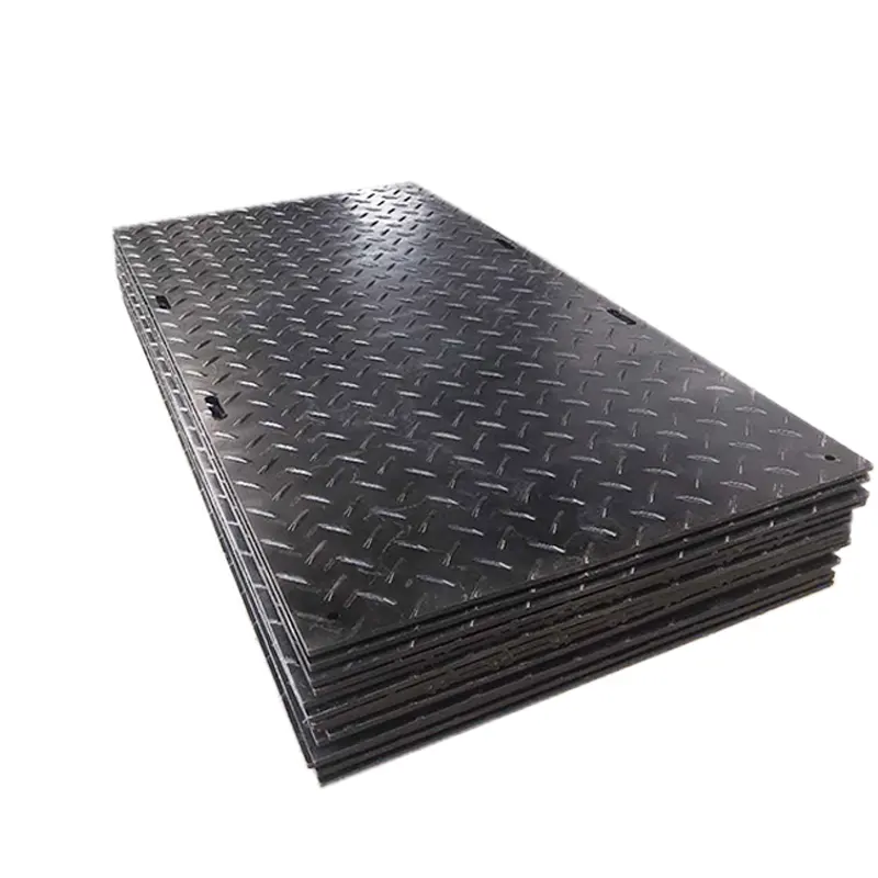 Trung Quốc Nhà sản xuất 4 'x 8' (48x96) 1/2 dày tấm HDPE mặt đất bảo vệ Mat nhiệm vụ nặng nề xây dựng theo dõi đường mặt đất mat