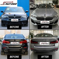 Kit de carrosserie de conversion de modification automatique pour BMW série 5 G30 18-20 mise à jour vers MT 21 + Style calandre de pare-chocs avant arrière lampe de jupe latérale
