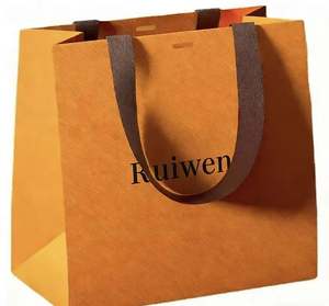 Wholesale Custom Printed Brand Logo Design Promotion Luxury <b>Clothing</b> Retail Gift Shopping Jewellery Paper <b>Bag</b> With Handle - Product Image 1