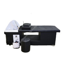 Kisen – Lit de lavage de cheveux réglable avec machine à laver les cheveux pour un traitement ultime du cuir chevelu et une utilisation en chambre