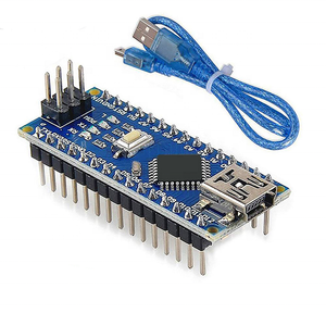 บอร์ดพัฒนา Nano V3.0 ATmega328P CH340 โมดูลไมโครคอนโทรลเลอร์สำหรับการเขียนโปรแกรม DIY - Product Image 1