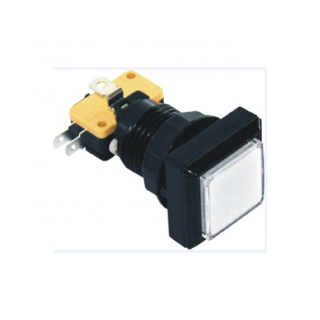 Good Quality 32*32 Push Button Switch Illuminated Square Plastic Push Button Switch for Arcade Game Machine