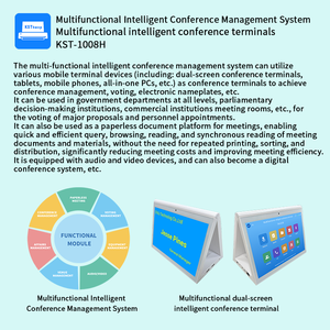 Terminal de Conferencia Inteligente Multifuncional para Votaciones, Operaciones sin Papel, Gestión de Oradores y Más. - Product Image 2