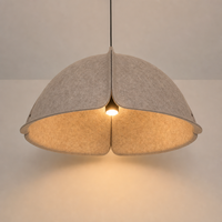 Abat-jour en feutre PET, panneau acoustique moderne, panneau en polyester absorbant le son, abat-jour pour la décoration de plafond de bureau
