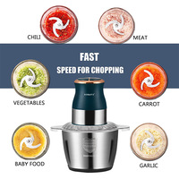 Mesin Pencacah SOKANY Stainless Steel Elektrik 7013 1010l, Penggiling Daging Chopper Prosesor Makanan