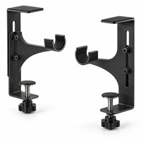 Support de tringle à rideau OEM personnalisé, ensemble de tringle à rideau robuste et réglable, pièces de fabrication en tôle