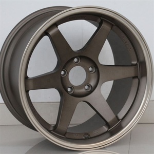 ล้อแม็กซ์ JDM Wholesale ขนาด <span class=keywords><strong>15</strong></span> 16 17 18 นิ้ว 4*120 5*114.3 <span class=keywords><strong>สี</strong></span><span class=keywords><strong>ดำ</strong></span> บรอนซ์ ทอง เงิน สำหรับ <span class=keywords><strong>Te37</strong></span> <span class=keywords><strong>ขอบ</strong></span>ลึก - Product Image 2