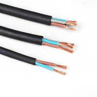 Câble minier en caoutchouc MYQ haute résistance 0,3/0,5 kV, cordon d'alimentation mobile flexible pour mines souterraines et équipements industriels