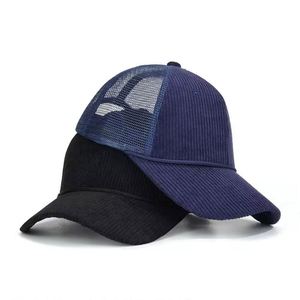 Wholesale High Quality Fashion Mens Sports Baseball Cap <b>Hats</b> Custom Embroidery Logo Blank Corduroy Trucker <b>Hats</b> <b>for</b> Unisex - Product Image 2