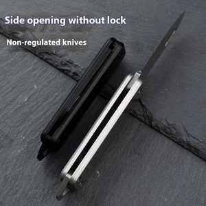 Xách tay thép không gỉ mini nhà dao đa chức năng gấp sắc nét cho nhà bếp ngoài trời sử dụng OEM Keychain trái cây dao mở - Product Image 4