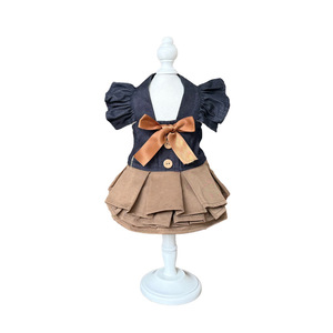 Haustierkleidung Frühling Sommer Herbst Stil Flügelärmel Spitzenrock Hund Japanischer Koreanischer Stil Leicht Atmungsaktiv Teddy Malteser - Product Image 6