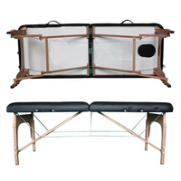 Kostenloser Versand Leder-Massageliege Spa-Bett Wimpernbett Faltbare Schönheitssalon-Massageliege