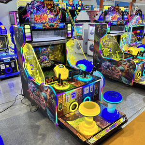 Máquina de Videojuegos de Tiro con Bolas para 4 Jugadores, Simulador de Diversión con Aceptador de Billetes para Niños, Caja de Madera y Acrílico para Interiores - Product Image 3