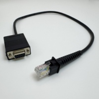 Câble réseau Ethernet RJ50 10P10C blindé personnalisé de 0,5 mètre, RS232 DB9 mâle vers RJ50