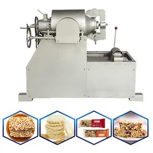 Small Peanut Candy Snack Sesame Oat Bar Make Machine Cereal Cut Nutrition Bar Production Line