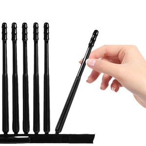 Disposable Adhesive <b>Ear</b> <b>Pick</b> Black 20 Pieces Soft Gentle <b>Ear</b> Cleaning Stick For Adults - Product Image 5