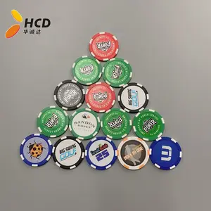 Harga Grosir Kustom Kasino Poker Chip Pabrik Langsung 11.5Gram Kualitas Tinggi Abs Kustom Kasino Pokerchips