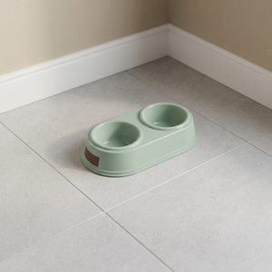 Italian-Made Elegant <b>Stainless</b> <b>Steel</b> Pet <b>Bowls</b> Solid Pattern Cat and <b>Dog</b> Feeder with Bottle Shape for Outdoor Use - Product Image 2