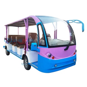 Nouveaux bus électriques de tourisme mini-luxe bleus et roses, 14 places, neufs et d'occasion, avec certification CE - Product Image 4