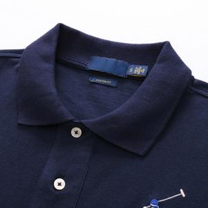 Camiseta <span class=keywords><strong>Polo</strong></span> de Manga Corta para Hombre, Bordada, con Marca Bordada Colorida, de Algodón, con Cuello, Ropa Masculina - Product Image 5