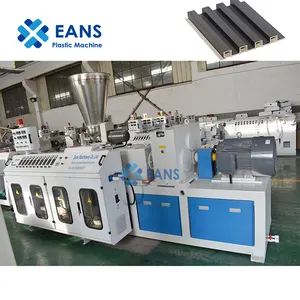 Wood Plastic Composite Machine Wood Plastic Composite WPC Louver Panels Extruder Manufacturing Making Machine