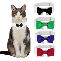 Tanpopo Animaux Chat Noeud Papillon Cravate Costume Réglable Cravate Formelle Classique Rétro Toilettage Accessoires Cosplay Party Collier De Chien