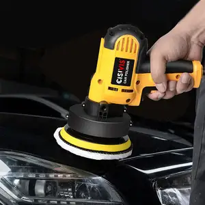 Electric Car Polishing Machine 5\" 7\" Polisher Buffer Sander with Buffing Sponge Kit