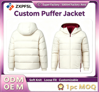 Veste d'hiver matelassée personnalisée pour homme, coupe-vent, chaude, avec capuche et demi-fermeture éclair, style pull, pour l'extérieur, vente en gros