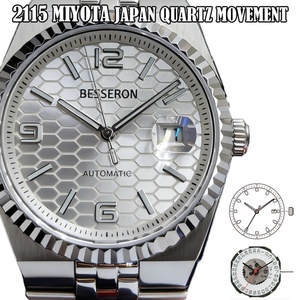 High Quality Fashion Men's Stainless Steel Luxury Business Quartz <b>Watch</b> Silver Color 5BAR Waterproof Glass Luminous Gift <b>Set</b> - Product Image 2