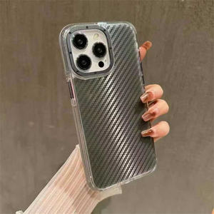 Lichicase เคสโทรศัพท์คาร์บอนไฟเบอร์สไตล์ธุรกิจสำหรับ Moto EDGE 60 EDGE เคสด้านหลังแบบแข็งทำจากอะคริลิค - Product Image 4