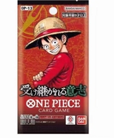 MS Authentique Scellé Version Chinoise OPCG OP13 Inherited Will Luffy Booster Box Cartes à Collectionner Jeux de Société Compétitifs