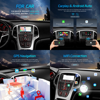 Autoradio Android Podofo 6 + 128G 7 ''sans fil CarPlay Android Auto pour Buick Excelle 2010-2014/Opel Astra J 2011-2012 GPS/WIFI/BT