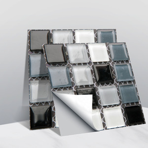 Lot <span class=keywords><strong>de</strong></span> 10 stickers muraux 3D étanches en PVC autocollants en mosaïque pour décorations <span class=keywords><strong>de</strong></span> carreaux <span class=keywords><strong>de</strong></span> mur <span class=keywords><strong>de</strong></span> cuisine et <span class=keywords><strong>de</strong></span> salle <span class=keywords><strong>de</strong></span> bain - Product Image 5