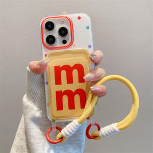 <span class=keywords><strong>Funda</strong></span> creativa para tarjetas con cuerda <span class=keywords><strong>colgante</strong></span> para <span class=keywords><strong>iPhone</strong></span> <span class=keywords><strong>11</strong></span>/14, <span class=keywords><strong>funda</strong></span> protectora de TPU con diseño de cachorro de dibujos animados, fundas para teléfonos móviles - Product Image 2