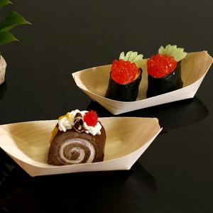 Youpin — bateau de service pour <span class=keywords><strong>sushi</strong></span>, en bois bambou, design moderne simple, 9 pouces, avec logo personnalisé - Product Image 5