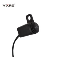 Interruptores Impermeables de 12V para Motocicleta con Botón de Luz de Emergencia, Freno, Arranque y Apagado, Montaje en Espejo para Faro