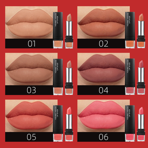 Productos Chinos al por Mayor, Juego de Labiales <span class=keywords><strong>Kiss</strong></span> Beauty de Larga Duración, Acabado Mate Suave, Color de Alta Pigmentación, Cosmético para Labios, Maquillaje - Product Image 1