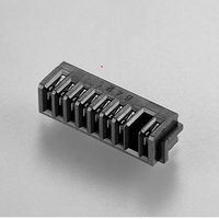 Connecteur de batterie KEL GF31-10-1F Série GF, pas de 2 mm, 2 pièces, plastique noir/cuivre