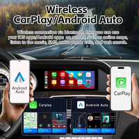 Radio para Auto Mercedes Benz Clase C W204 S204, Reproductor Multimedia Estéreo con DVD, Pantalla de 8.8 Pulgadas, Carplay Inalámbrico, GPS, Bluetooth