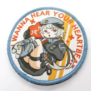 若い女の子パッチカスタム複雑な織り鉄でバッキング - Product Image 4