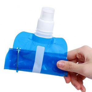 Sac d'eau pliable et portable pour sports de plein air, camping, randonnée, concerts, 480 ml, écologique - Product Image 5