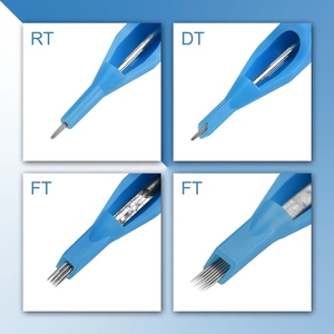 Punta de aguja de tatuaje desechable esterilizada <span class=keywords><strong>RT</strong></span> DT FT embalaje independiente <span class=keywords><strong>para</strong></span> cartuchos de tatuaje <span class=keywords><strong>agujas</strong></span> tapas de boca de plástico suministros - Product Image 2