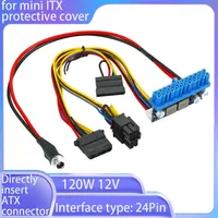 DC-ATX 120W 24Pin PSU 12V Modul Daya Tinggi untuk Server Desktop PC Mini ITX Pico PSU Switch Langsung Pasang Catu Daya Komputer