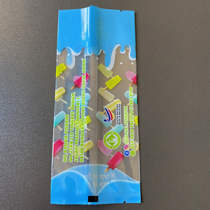 Sacs à sucettes glacées en plastique PE laminé imprimés en couleur avec logo personnalisé OEM, scellés au dos, résistants à l'humidité, pour crème glacée, aliments pour animaux de compagnie, <span class=keywords><strong>chips</strong></span> de pommes de terre - Product Image 2