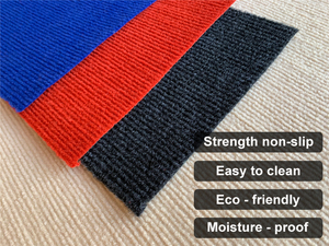 Gân 100% polyester hiện đại kim đấm không dệt triển lãm đám cưới cảm thấy thảm sàn và thảm - Product Image 2